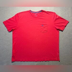 Tommy Bahama Pima Cotton T-Shirt Men’s 3XL Magenta Pocket Island Relax Fit
